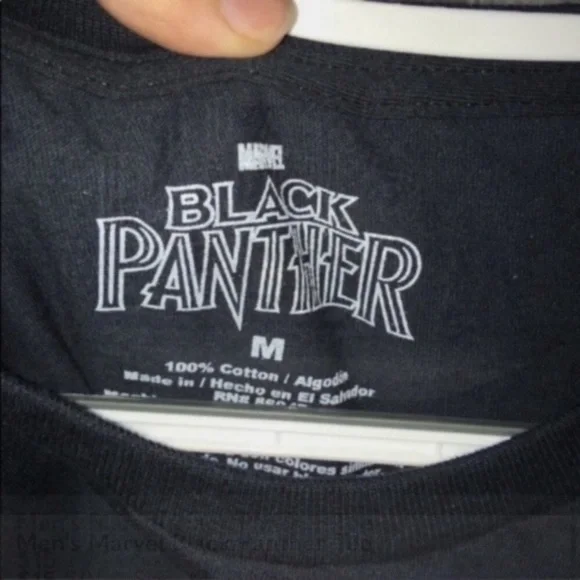 Men's Marvel Black Panther Tee - Picture 3 of 3